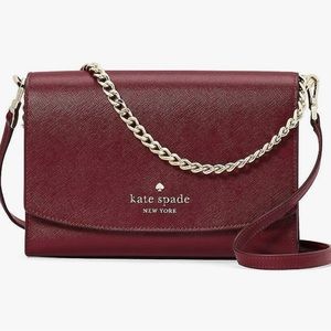 Kate Spade Carson Deep Berry Chain Crossbody Bag